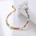 Troli Playful gold-plated bracelet with colorful beads Troli Playful gold-plated bracelet with colorful beads