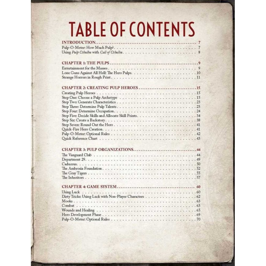 Chaosium Call of Cthulhu - Pulp Cthulhu Book – 4