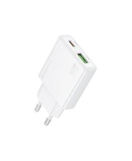 Borofone Wall charger BN29 Fuente - USB + Type C - QC 3.0 PD 30W