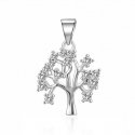 Akaatti viehättävä hopeariipus zirkoneilla Tree of Life AGH768 Akaatti viehättävä hopeariipus zirkoneilla Tree of Life AGH768
