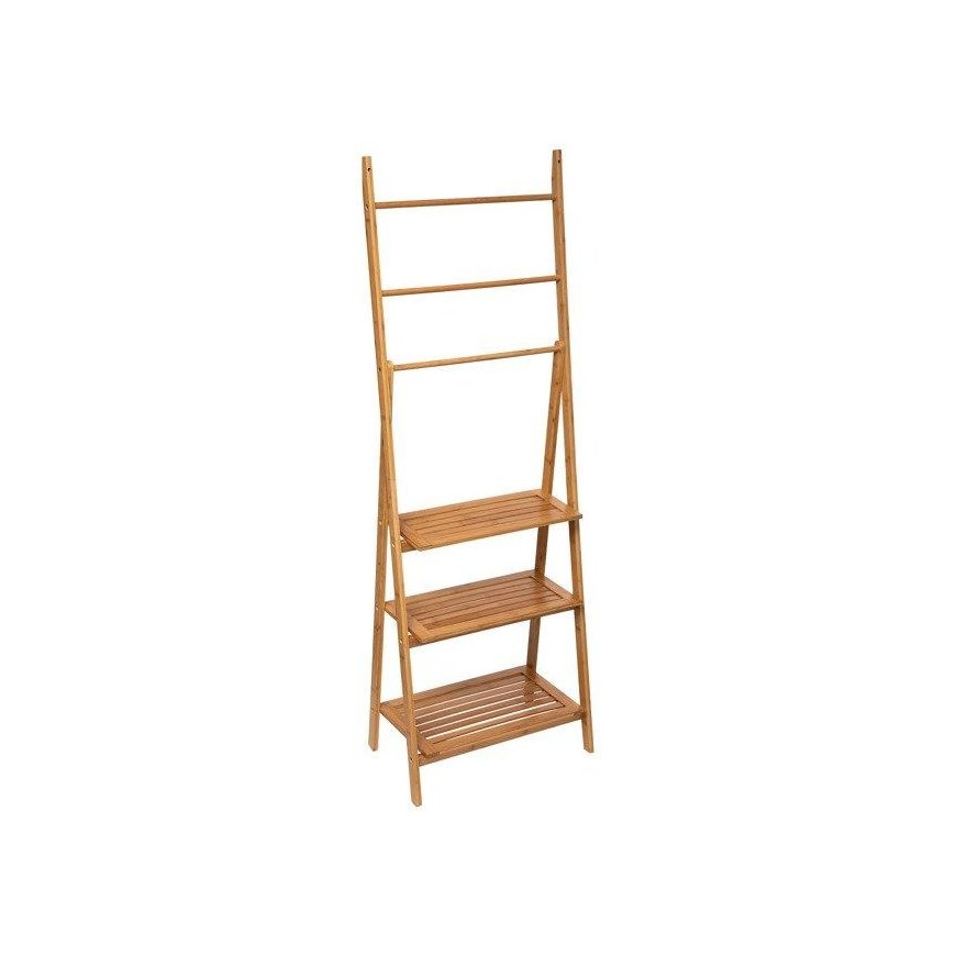 Bamboo Bathroom shelf with 3 shelves