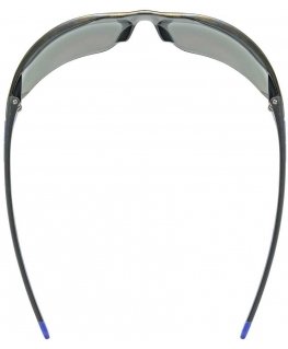 Glasses Uvex equate black-blue matt / mirror blue