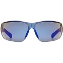 Glasses Uvex equate black-blue matt / mirror blue Glasses Uvex equate black-blue matt / mirror blue