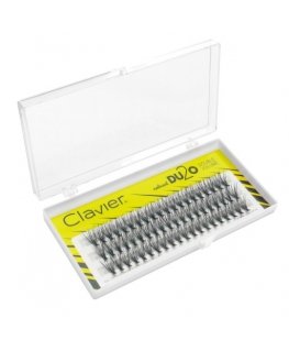 CLAVIER_DU2O Double Volume kępki rzęs 9mm