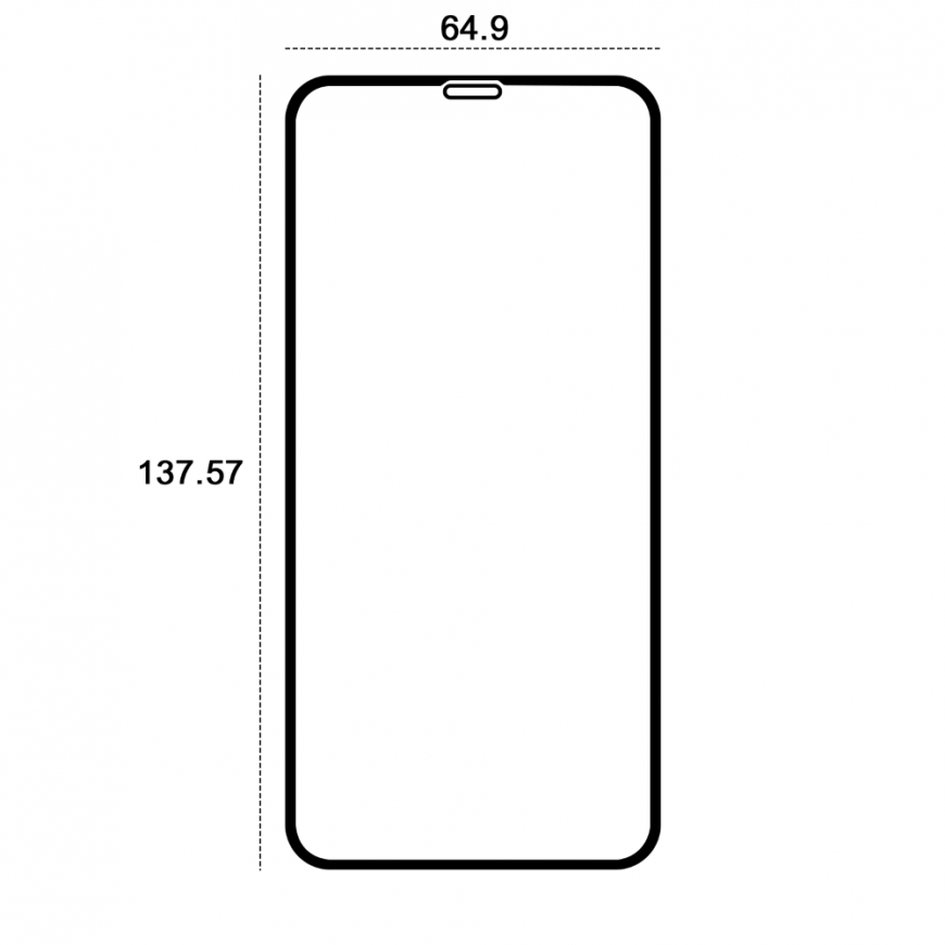 Telforceone Etteri apsauginis stiklas 9D Apple iPhone X/XS/11 Pro – 3