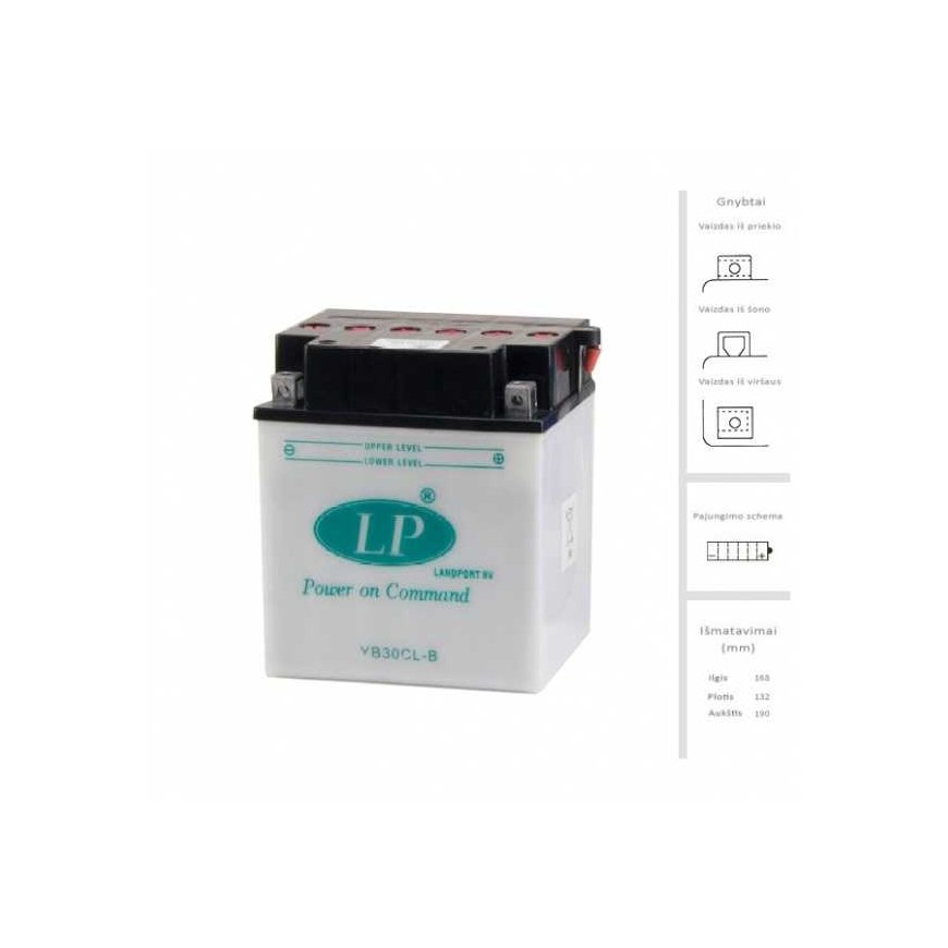 Landport Akumuliatorius 30 Ah 300A EN 12V