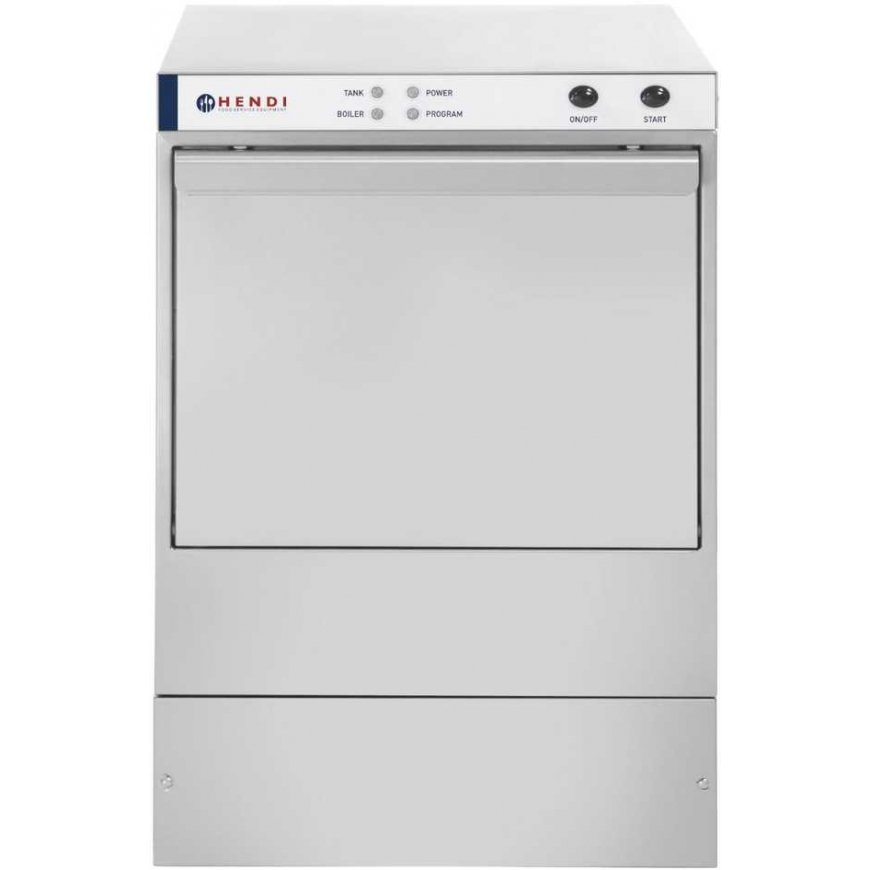 Hendi Glass dishwasher with dispenser and pump, basket, 40x40cm, 230V – 5
