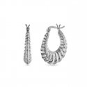 Again Jewelry Fashionable silver hoop earrings AJNS0064 Again Jewelry Fashionable silver hoop earrings AJNS0064