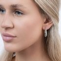 Again Jewelry Fashionable silver hoop earrings AJNS0064 Again Jewelry Fashionable silver hoop earrings AJNS0064