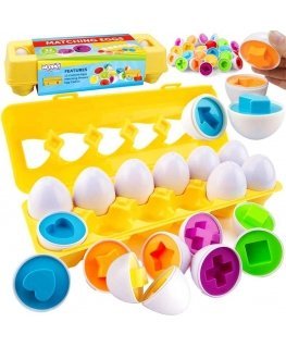 Whoopie Montessori -munapalapeli - Sovita muotoja ja värejä