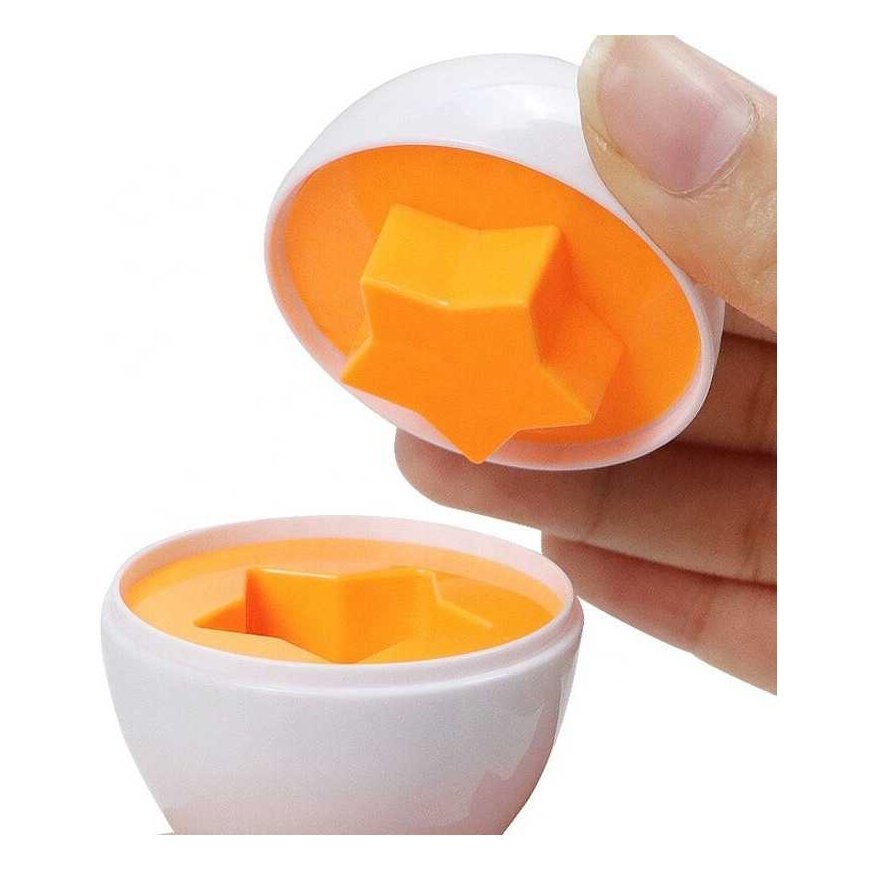 Puzzle "Woopie Montessori Egg Puzzle" - Match Shapes and Colors – 3