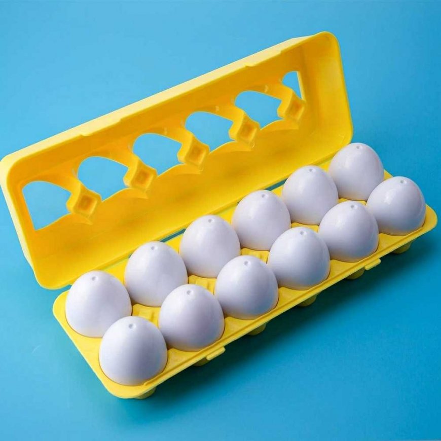 Dėlionė „Woopie Montessori“ kiaušinių galvosūkis - suderinkite formas ir spalvas – 5