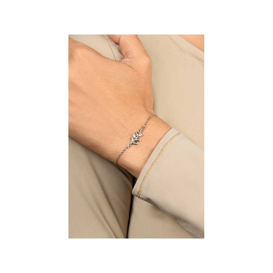 Brilio Silver Charming Gold-Plated Twig Bracelet BRC81Y – 2