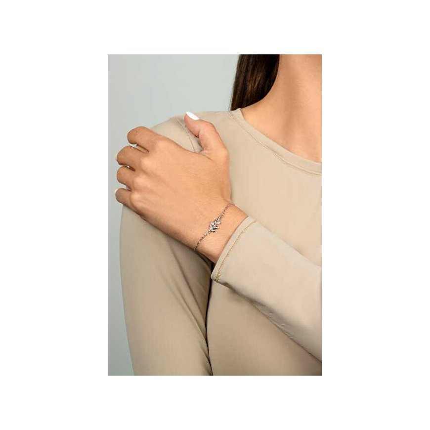 Brilio Silver Charming Gold-Plated Twig Bracelet BRC81Y – 3