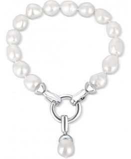 Jwl Luxury Pearls Bracelet made of real white pearls JL0560