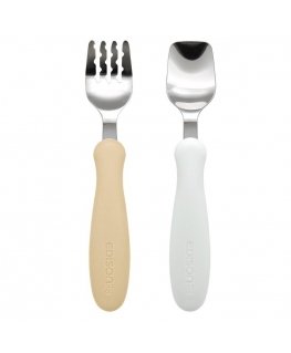 Cutlery EDISONmama, from 18 months. MILK/POTATO, KJ2836