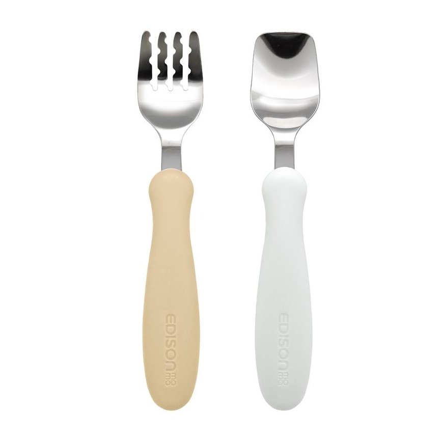 Cutlery EDISONmama, from 18 months. MILK/POTATO, KJ2836
