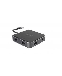 Acer 7-in-1 USB 4 Dongle Vielinis USB4 Juoda, Sidabras