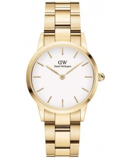Daniel Wellington Iconic Link 28 Gold White Watch DW00100567