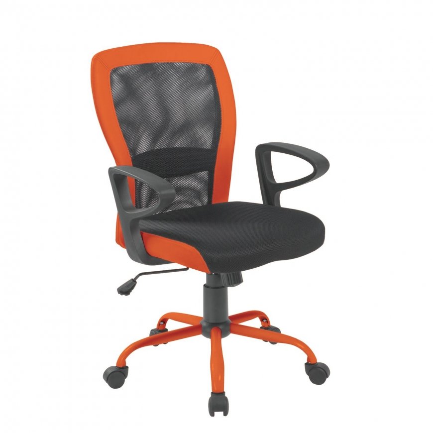 Home4you Leno Padded seat Mesh backrest