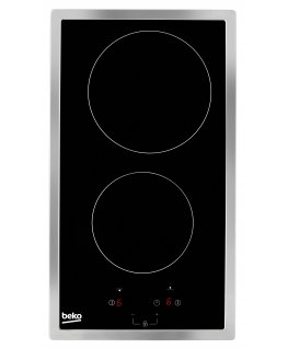 Beko HDMC32400TX viryklė Nerūdijančiojo plieno Įmontuoti 30 cm Keraminis 2 zone(s)