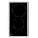 Beko HDMC32400TX viryklė Nerūdijančiojo plieno Įmontuoti 30 cm Keraminis 2 zone(s)