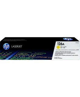 HP 126A, alkuperäinen keltainen LaserJet-värikasetti
