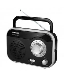 Sencor SRD 210 BS radio Personal Analog Black, Grey, Metallic