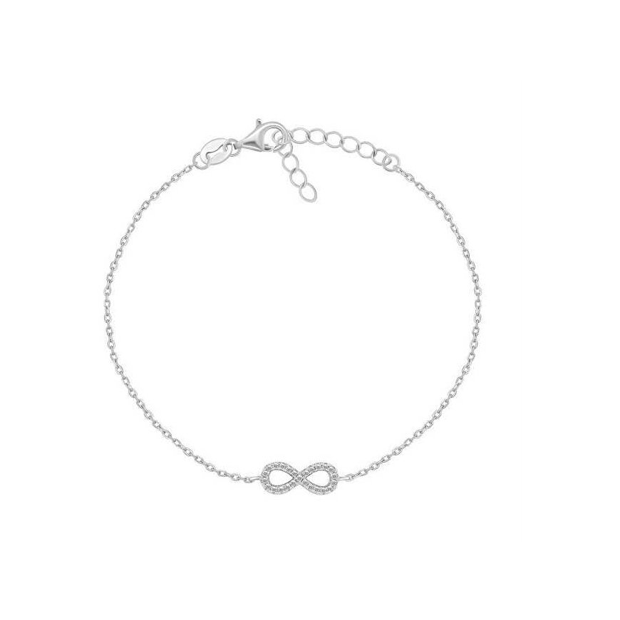 Brilio Silver Brilio Sidabrinis Charming sidabrinis apyrankė su cirkoniais Infinity BR42W