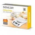 Sencor SKS 4001WH virtuvinės svarstyklės Balta Elektroninės virtuvinės svarstyklės Sencor SKS 4001WH virtuvinės svarstyklės Balta Elektroninės virtuvinės svarstyklės