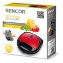 Sencor SSM 4304RD sumuštinių keptuvė 700 W Juoda, Raudona Sencor SSM 4304RD sumuštinių keptuvė 700 W Juoda, Raudona