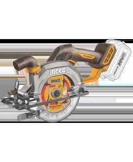 Ingco CSLI14021 cordless circular saw including battery and charger