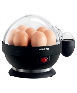 Sencor SEG 710BP яйцеварка 7 яйца 380 W Черный, Прозрачный
