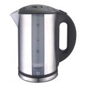 Adler AD 1216 elektriskās tējkanna 1,7 L 2000 W Melns, Sudrabs