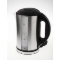 Adler AD 1216 elektriskās tējkanna 1,7 L 2000 W Melns, Sudrabs