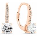 Brilio Silver Shiny gold-plated earrings with clear zircons EA415R Brilio Silver Shiny gold-plated earrings with clear zircons EA415R
