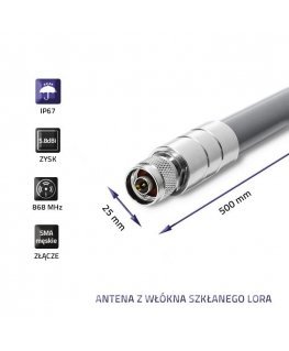 QOLTEC 57024 LoRa Antenna 5.8dBi Outdoor