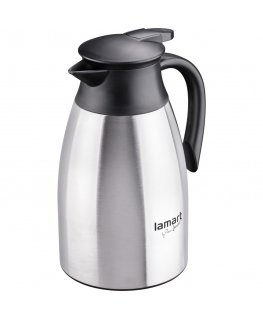 Lamart LT4032 vakuuma termoss 1,5 L Melns, Nerūsējošs tērauds
