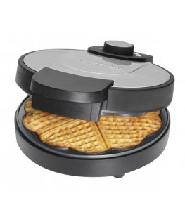 Bomann WA 1365 CB 6 waffle(s) 1000 W Black, Stainless steel
