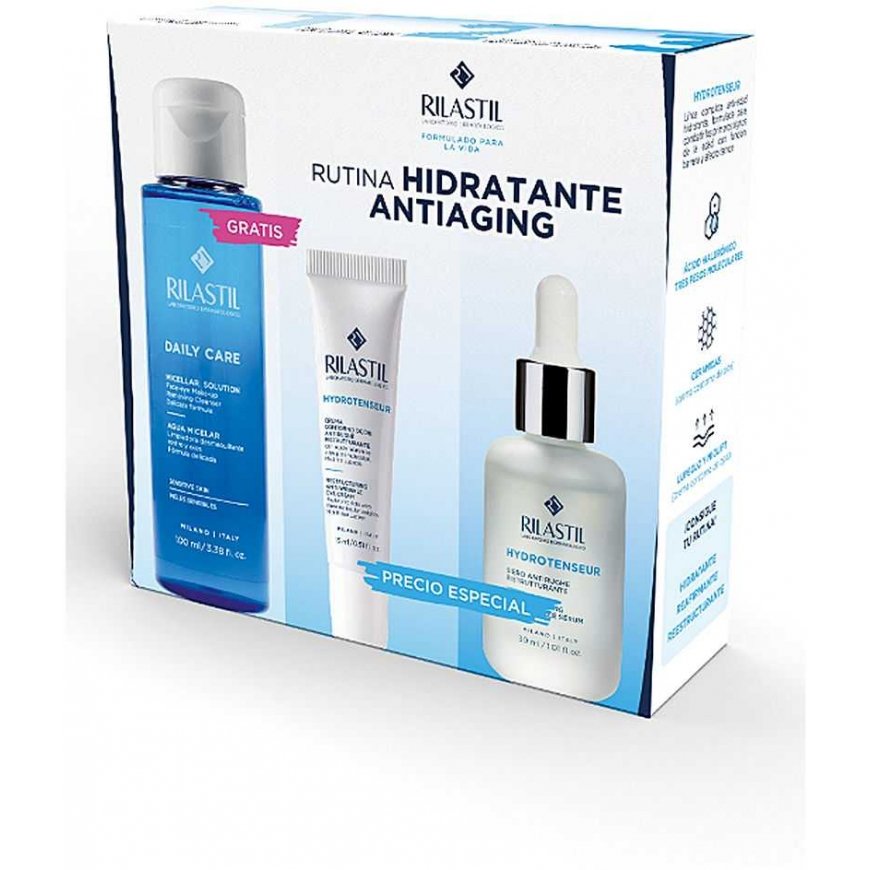 Rilastil HYDROTENSEUR RUTINA ANTIARRUGAS ESTUCHE 3 pz
