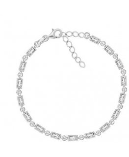 Brilio Silver Brilio Silver Sparkling silver bracelet with zircons BRC104W