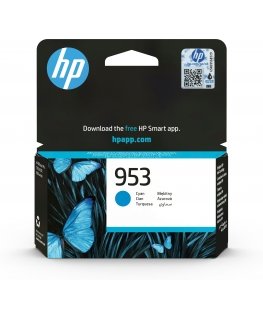 HP 953, Оригинальный струйный картридж , Голубой
