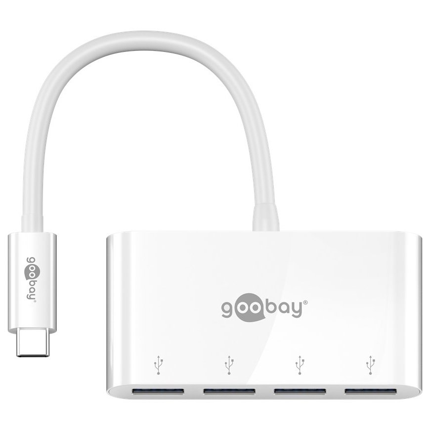 Goobay 66274 sülearvuti dokk ja pordireplikaator Juhtmega ühendatud USB 3.2 Gen 1 (3.1 Gen 1) Type-C