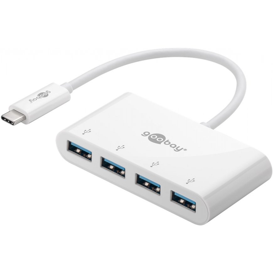 Goobay 66274 док-станция для ноутбука Проводная USB 3.2 Gen 1 (3.1 Gen 1) Type-C Белый – 2