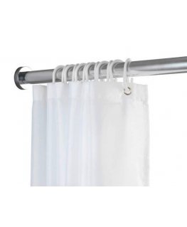 Telescopic shower rod LUZ, Ø 2.8 cm, 70-115 cm, chrome, WENKO