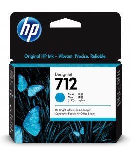HP Струйный картридж 712 для DesignJet, 29 мл, голубой