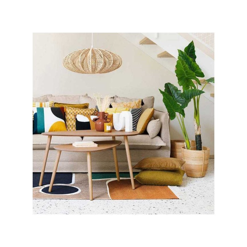 Lamp Wicker hanging lamp Tery, Ø 57 cm – 5