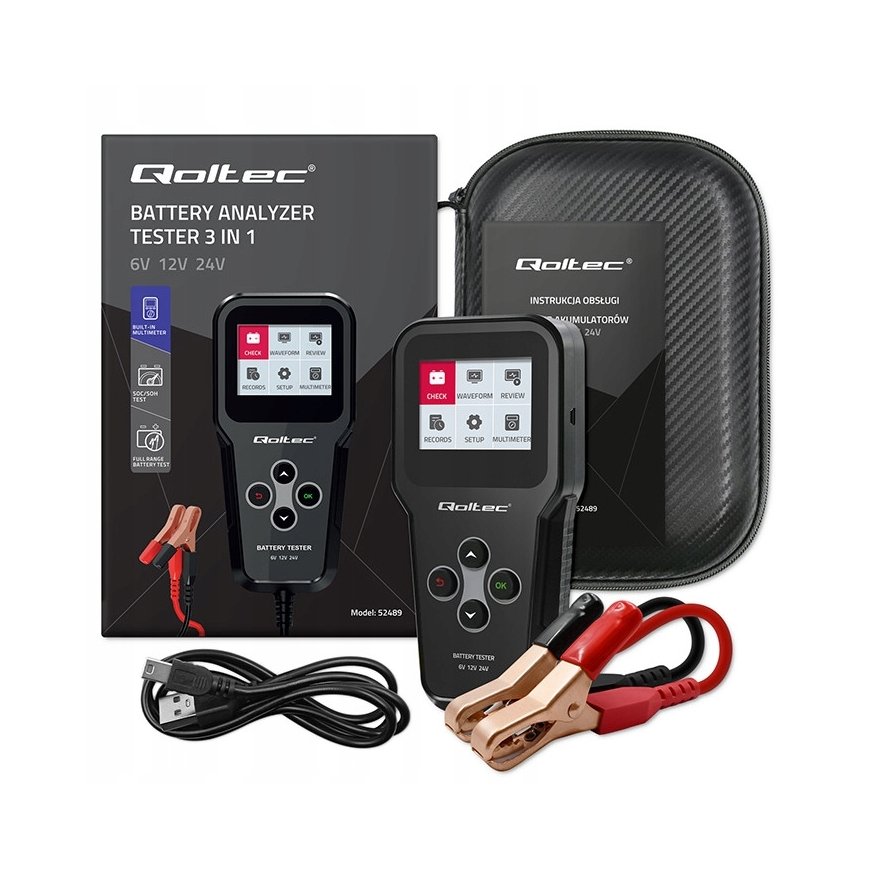Digital battery analyzer tester 3in1 with LCD 6V – 2