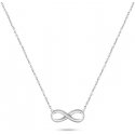 Brilio Silver Brilio Silver Original Silver Necklace Infinity NCL82W Brilio Silver Brilio Silver Original Silver Necklace Infinity NCL82W