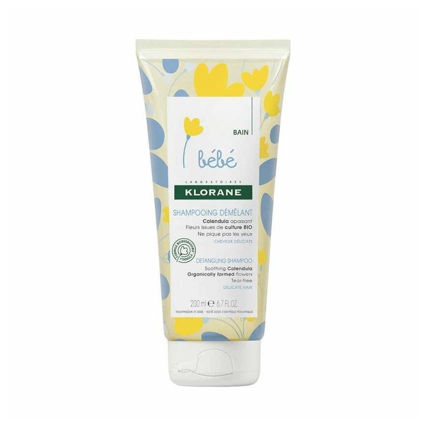 Klorane Gentle Baby Detangling Shampoo, 200